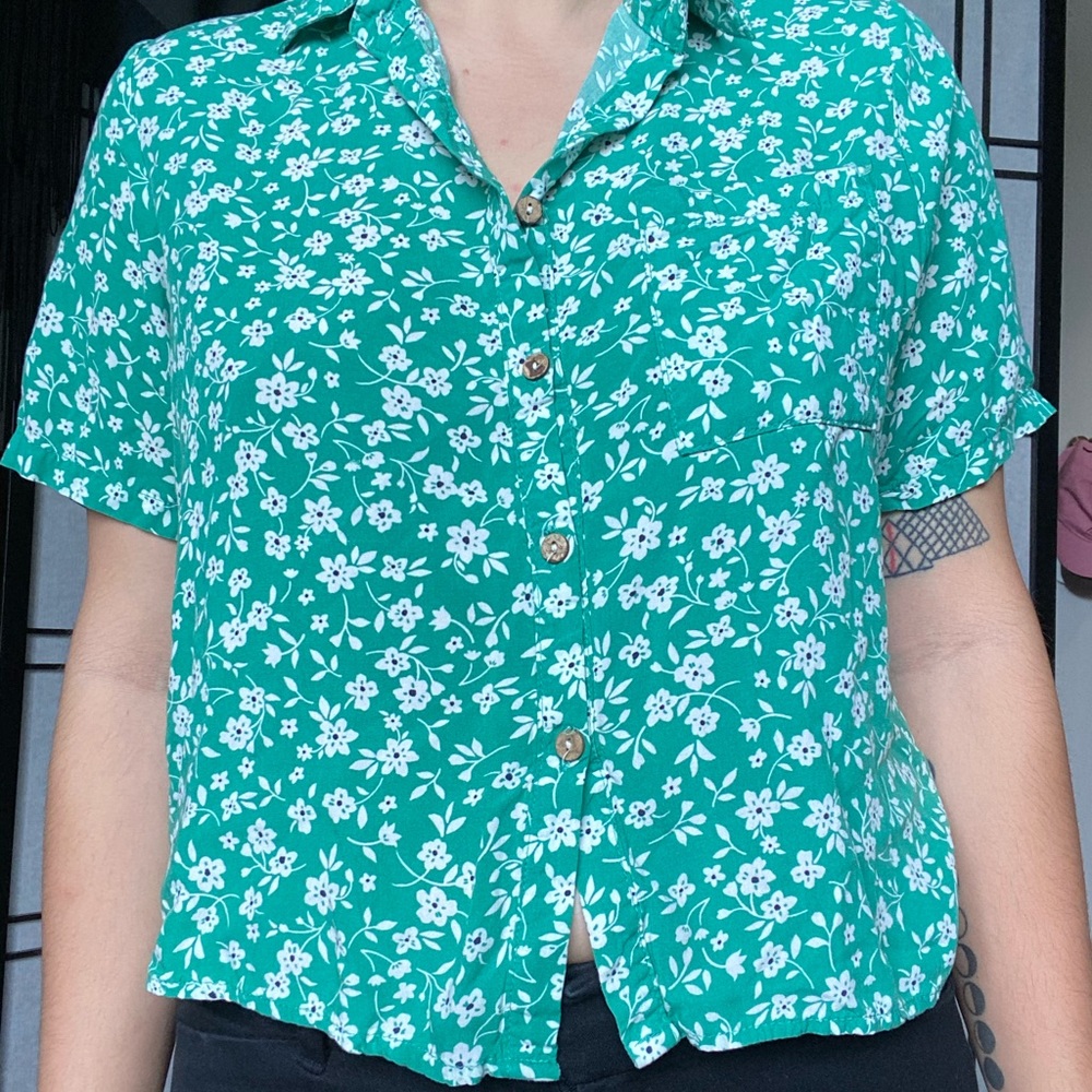 Love Notes Floral Crop Top